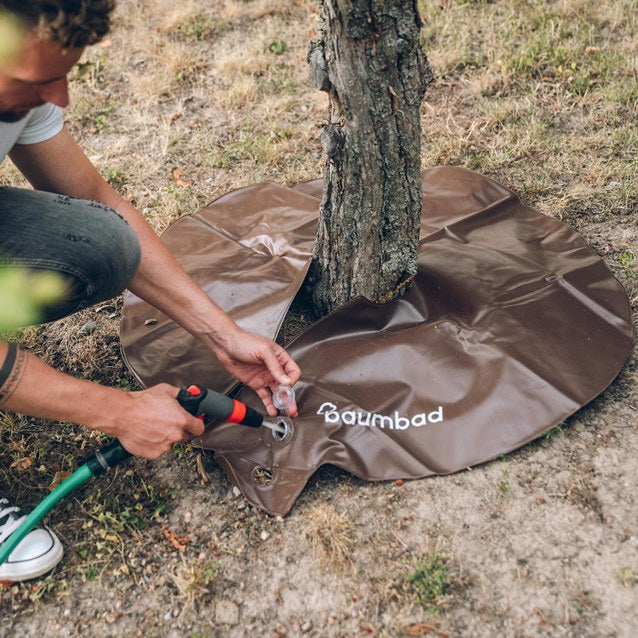 baumbad Premium watering ring 55L for longterm watering of trees