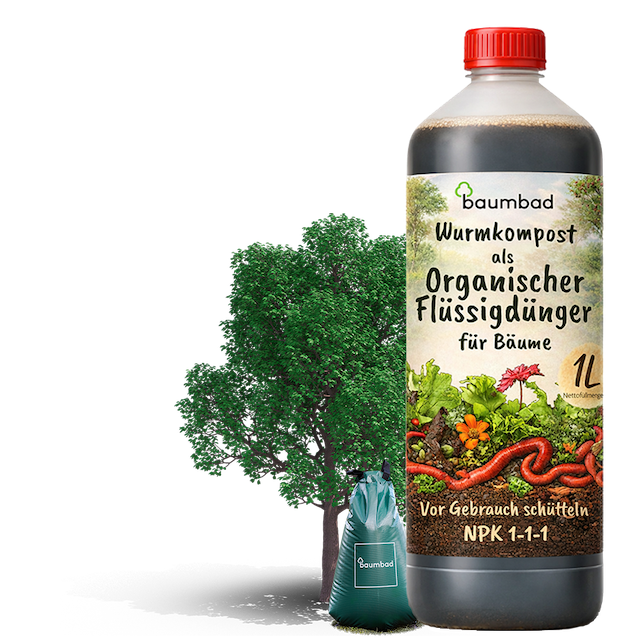 baumbad Flüssigdünger aus Wurmkompost 3 Liter