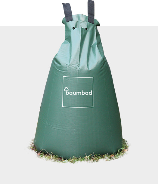 Pack de 10 bolsas de riego de árboles baumbad premium 75 litros/bolsa de agua