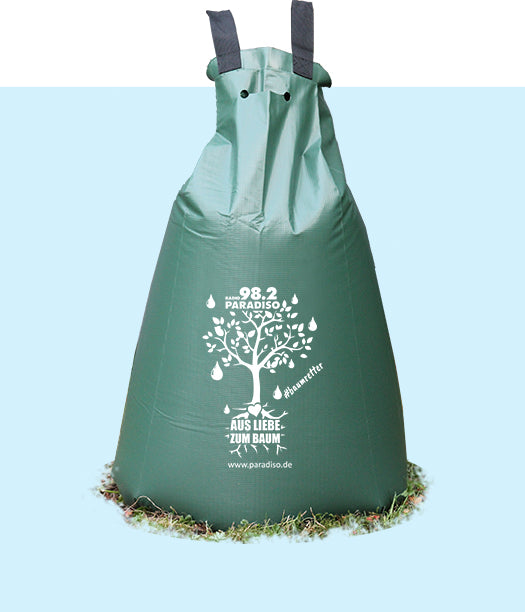 Paradiso special edition baumbad Premium watering bag 75L for long-term tree watering - baumbad.de