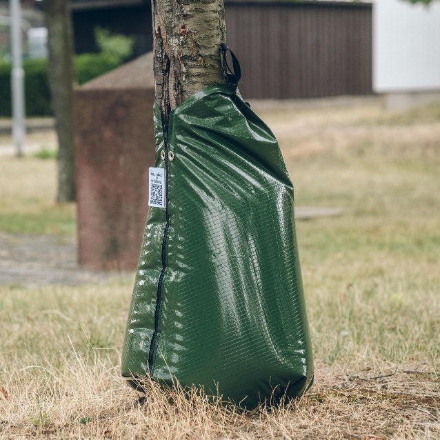 10er Pack baumbad Premium PE Wassersack für Bäume 75L aus